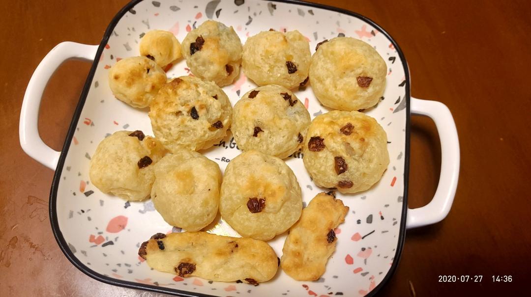 （无需预拌粉）少油零食：麻薯包