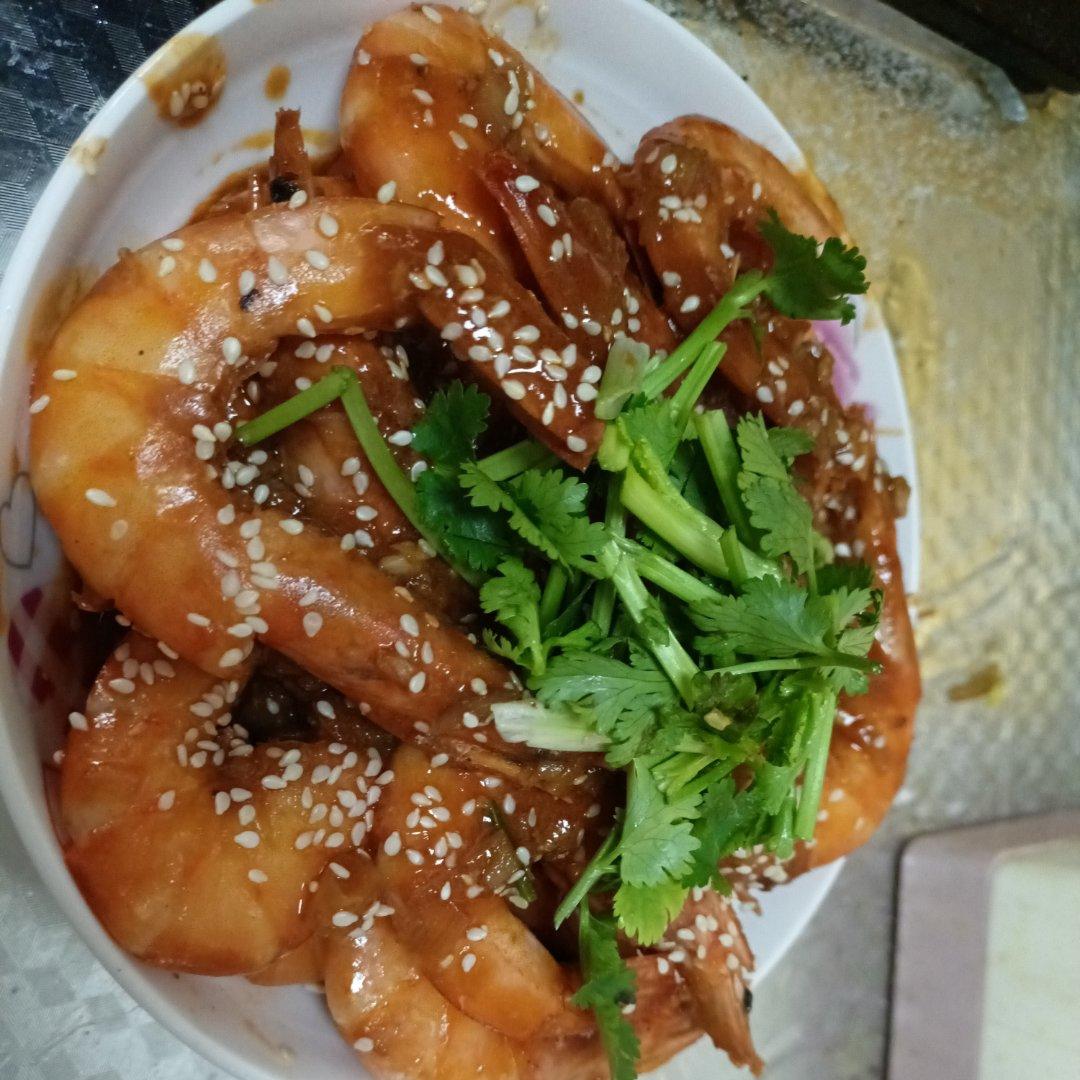 家庭版油焖大虾