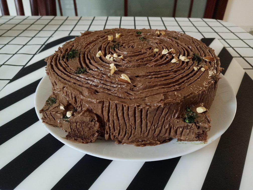 树桩蛋糕（无需抹面技巧）