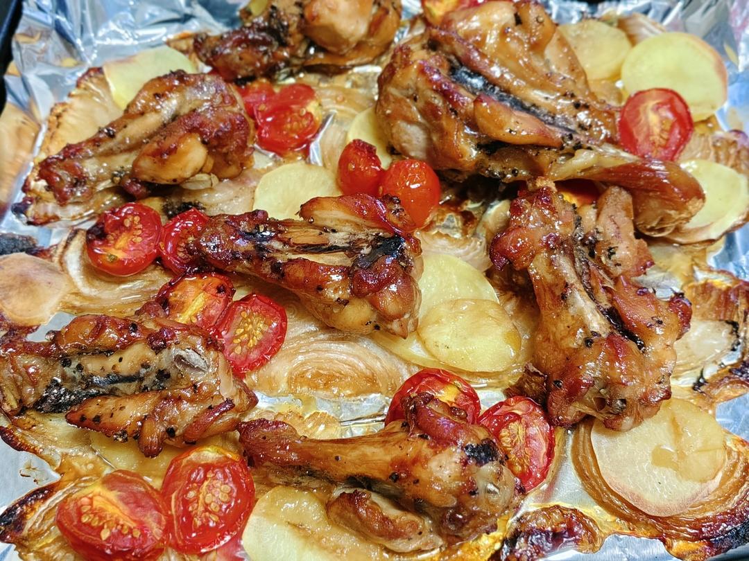 脆皮烤鸡腿