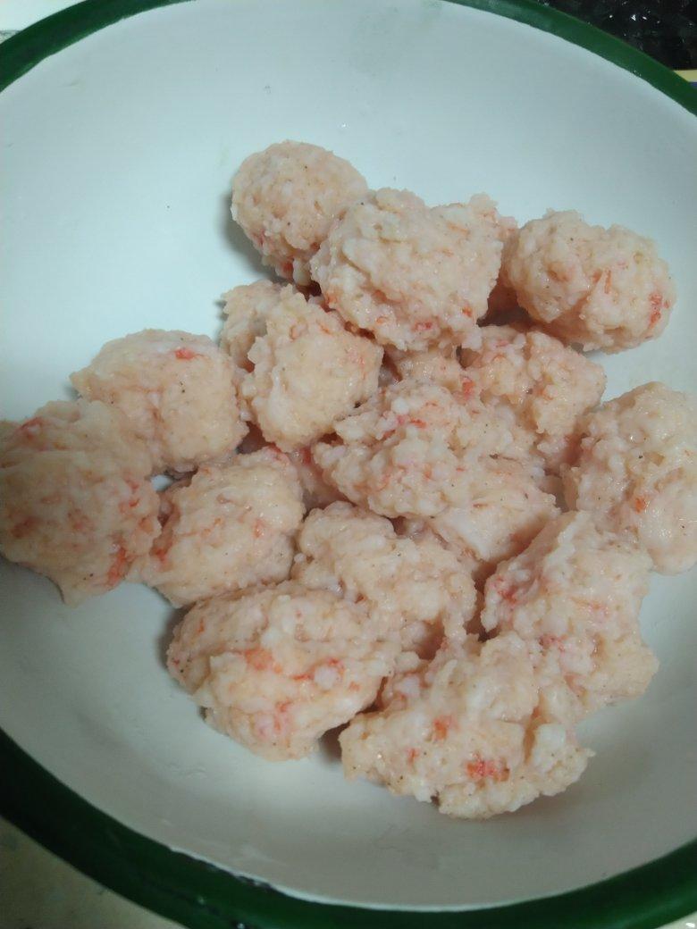 不加粉的Q弹虾滑