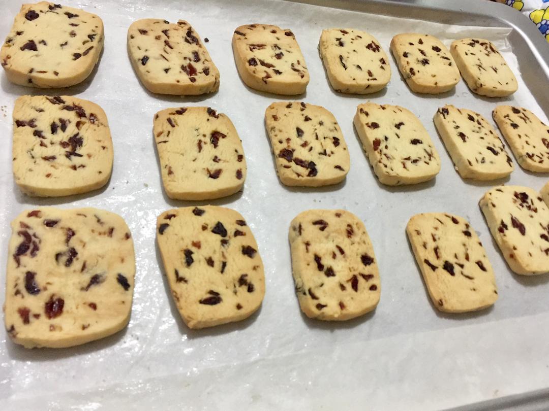 低糖少油版蔓越莓饼干