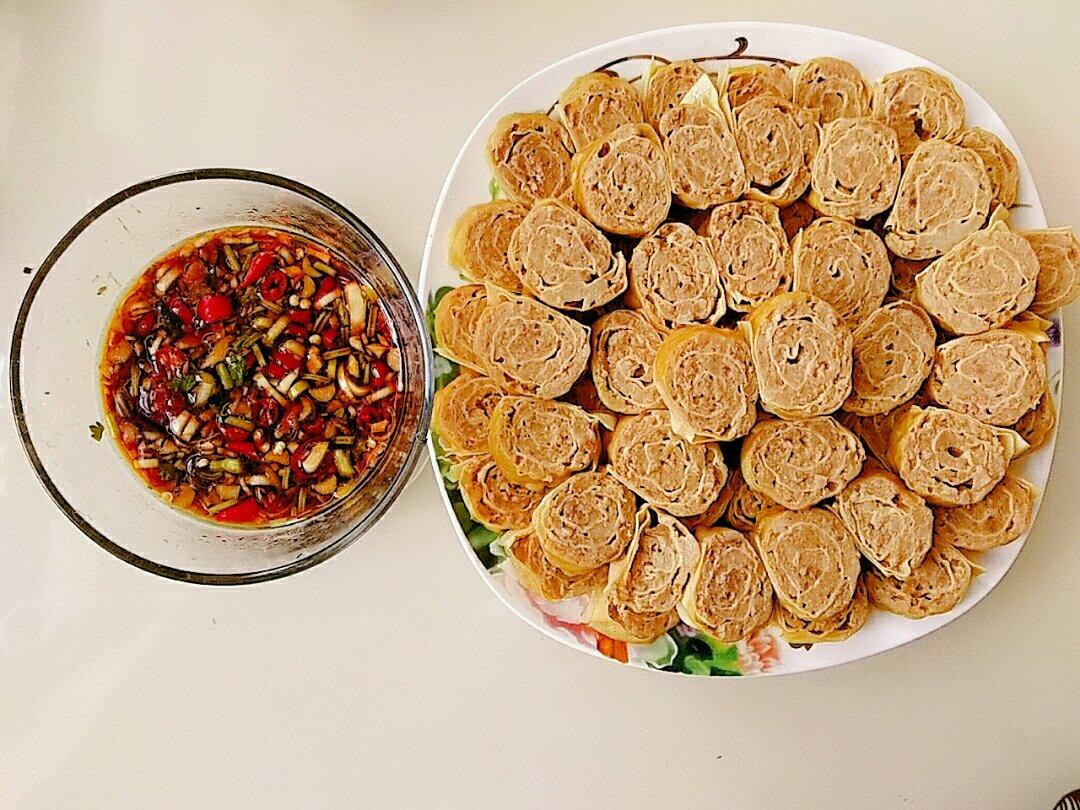 豆腐皮肉卷