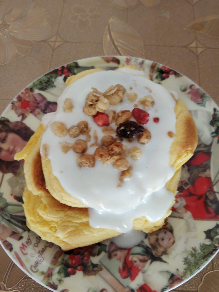 平底锅版舒芙蕾松饼