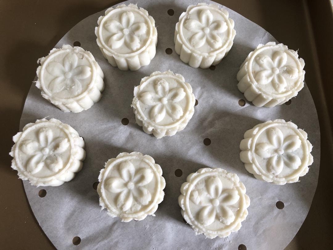 糯米山药栗泥糕