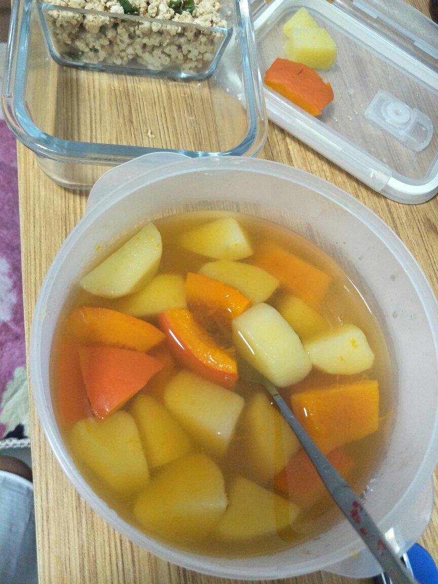 南瓜炖土豆
