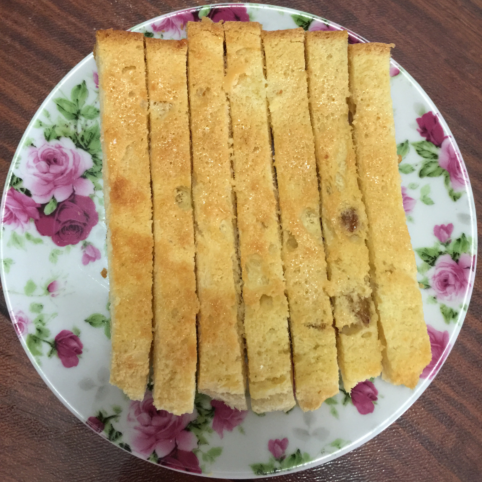 改良版。甜蜜蜜砂糖酥脆吐司条