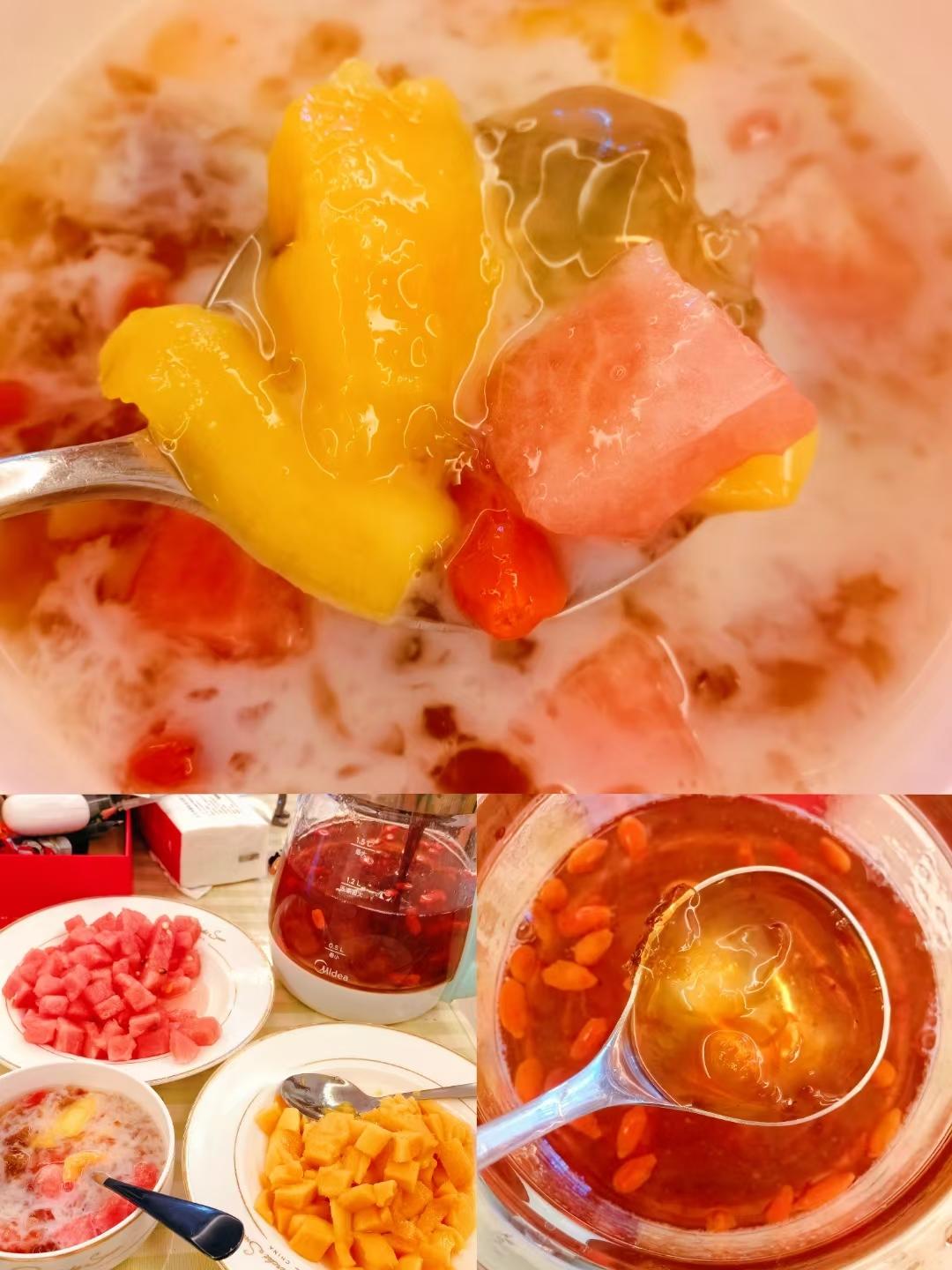 桃胶银耳羹