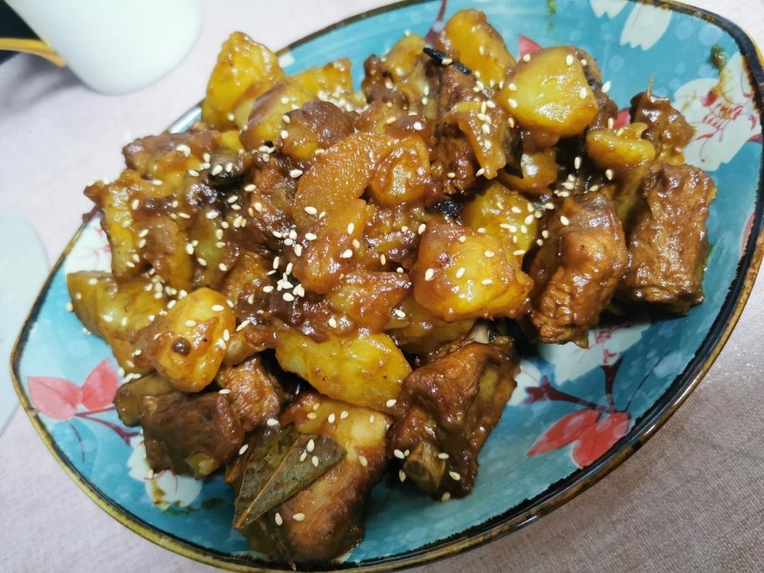 🔥巨好吃的红烧排骨炖土豆❗️懒人版轻松做拿手菜