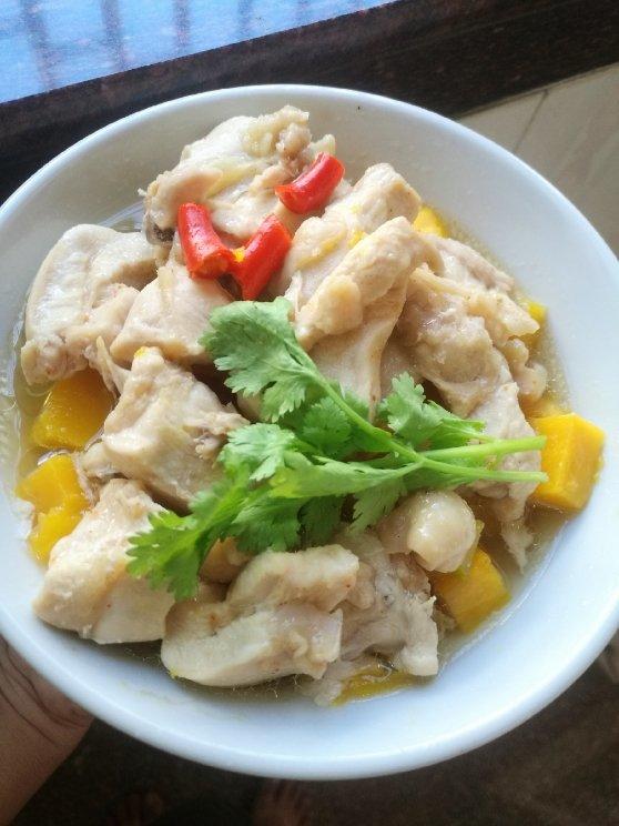 【北鼎养身壶食谱】南瓜蒸鸡胸