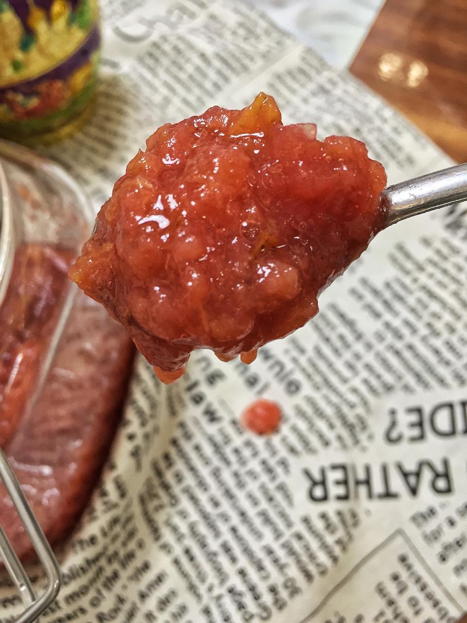 酸酸甜甜的山楂酱(最最简单的面包机做法)