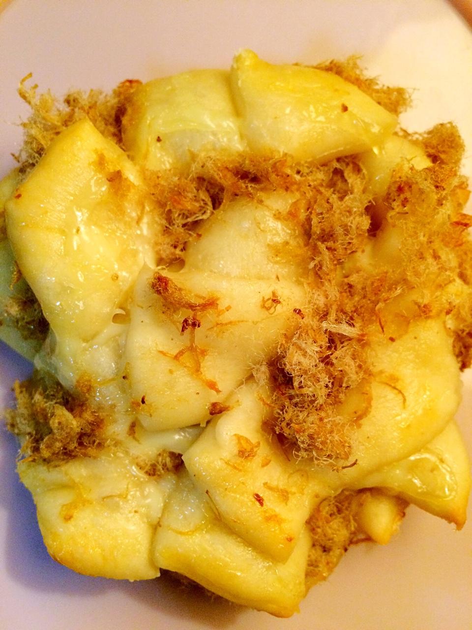 肉松手撕面包—超软会爆浆的面包哟