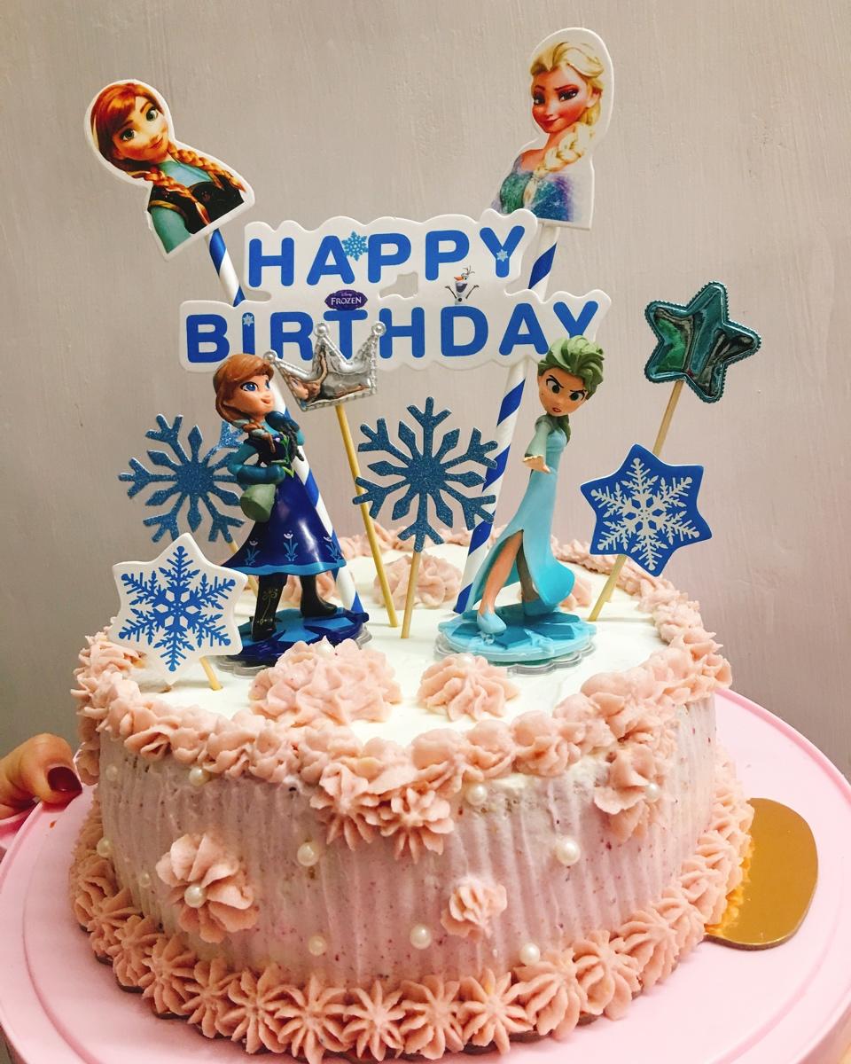 八寸戚风蛋糕（生日蛋糕坯）附六寸配单