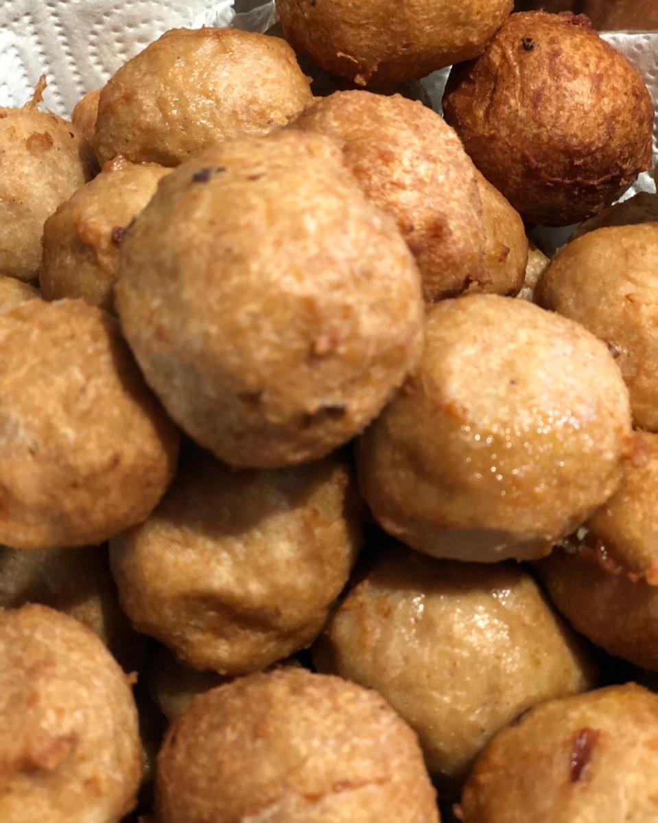 炸莲藕猪肉丸子-年味