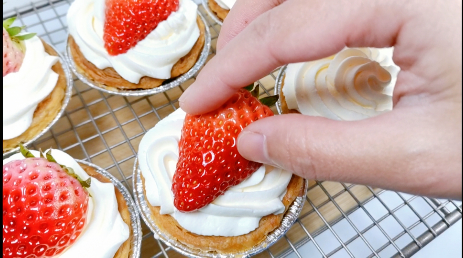 草莓可颂（蛋挞皮版）的做法 步骤10