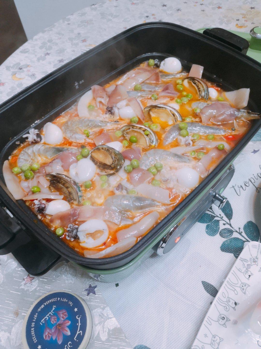 【曼食慢语】Seafood Paella 西班牙海鲜饭