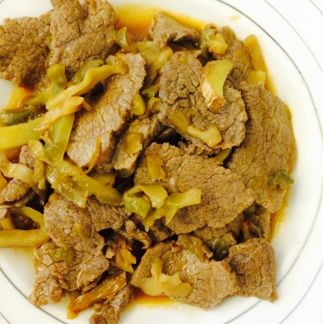 榨菜炒牛肉