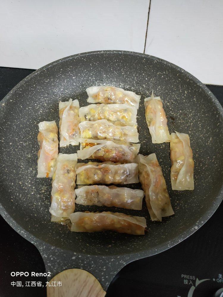 快手混沌皮煎饺