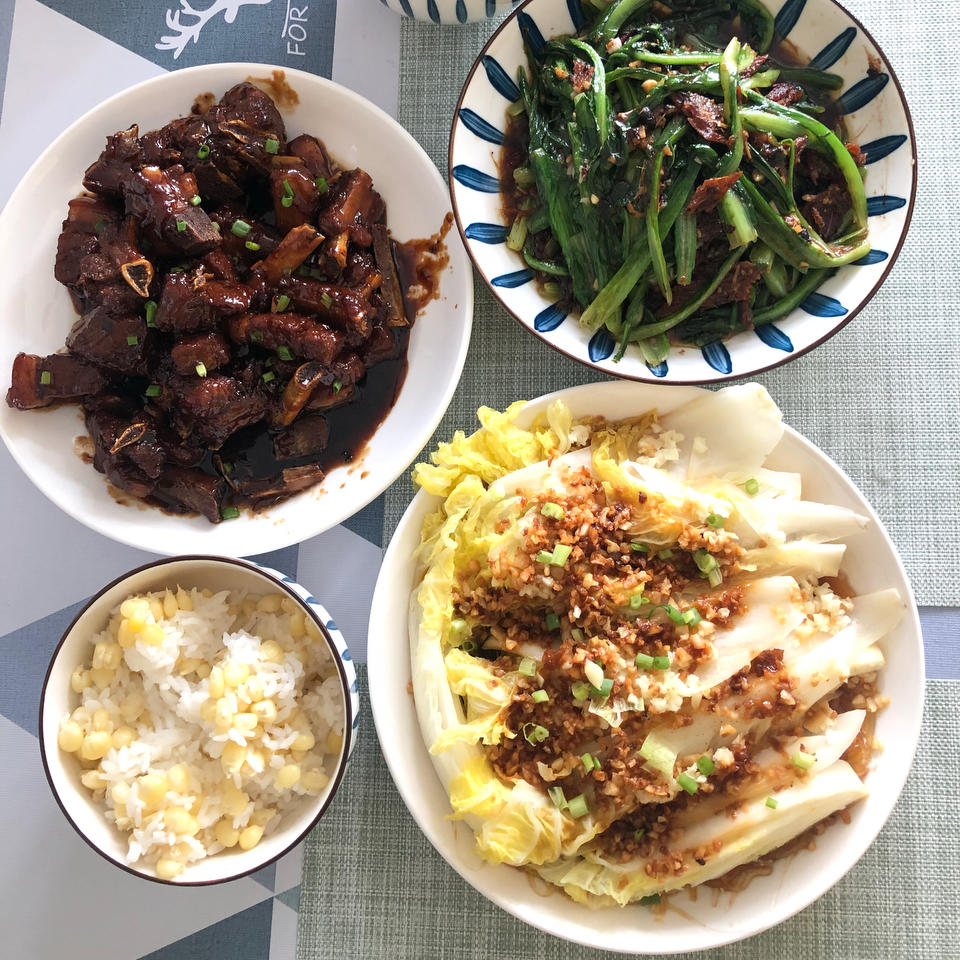 蒜蓉粉丝娃娃菜