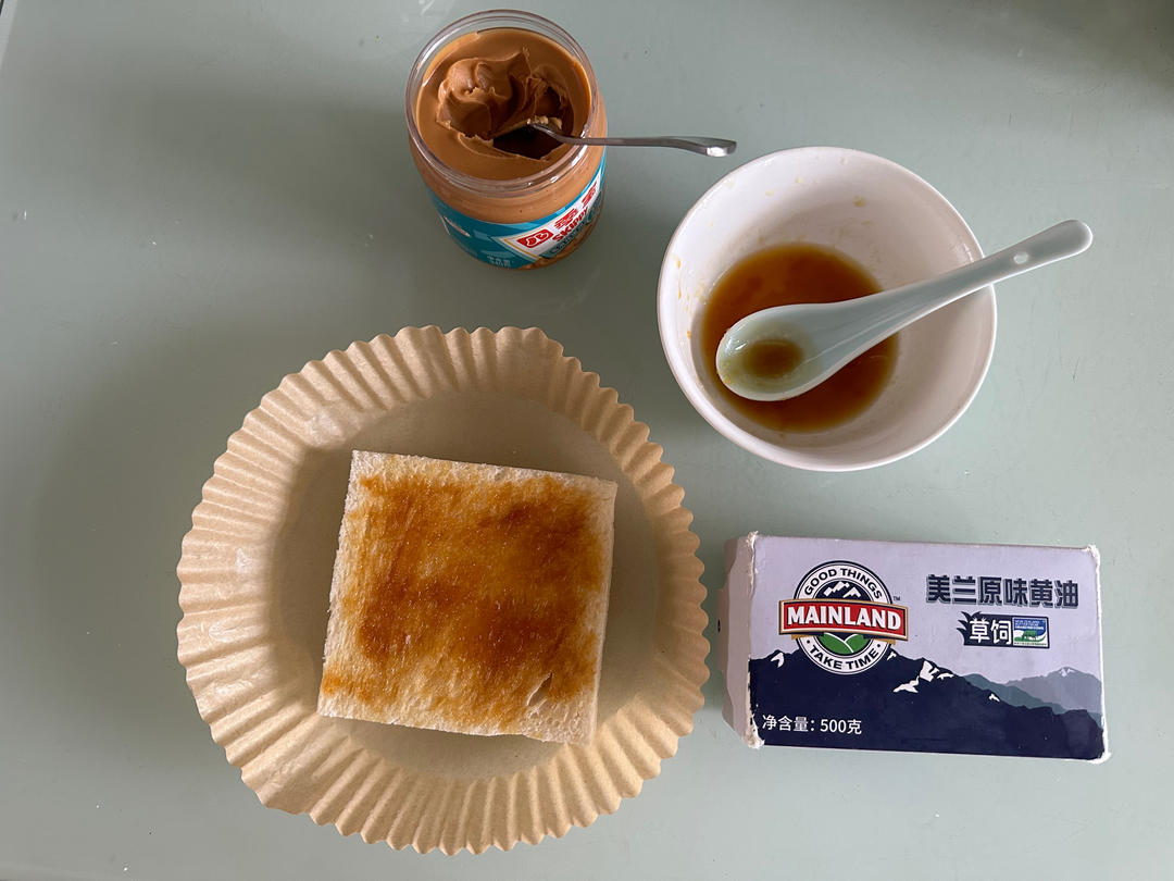 蜂蜜黄油烤吐司「空气炸锅」🍞超快手简单小甜品