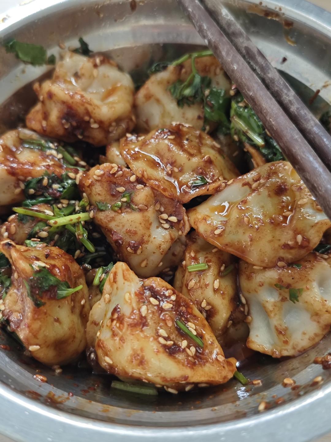 香辣拌饺子🥟有手就会