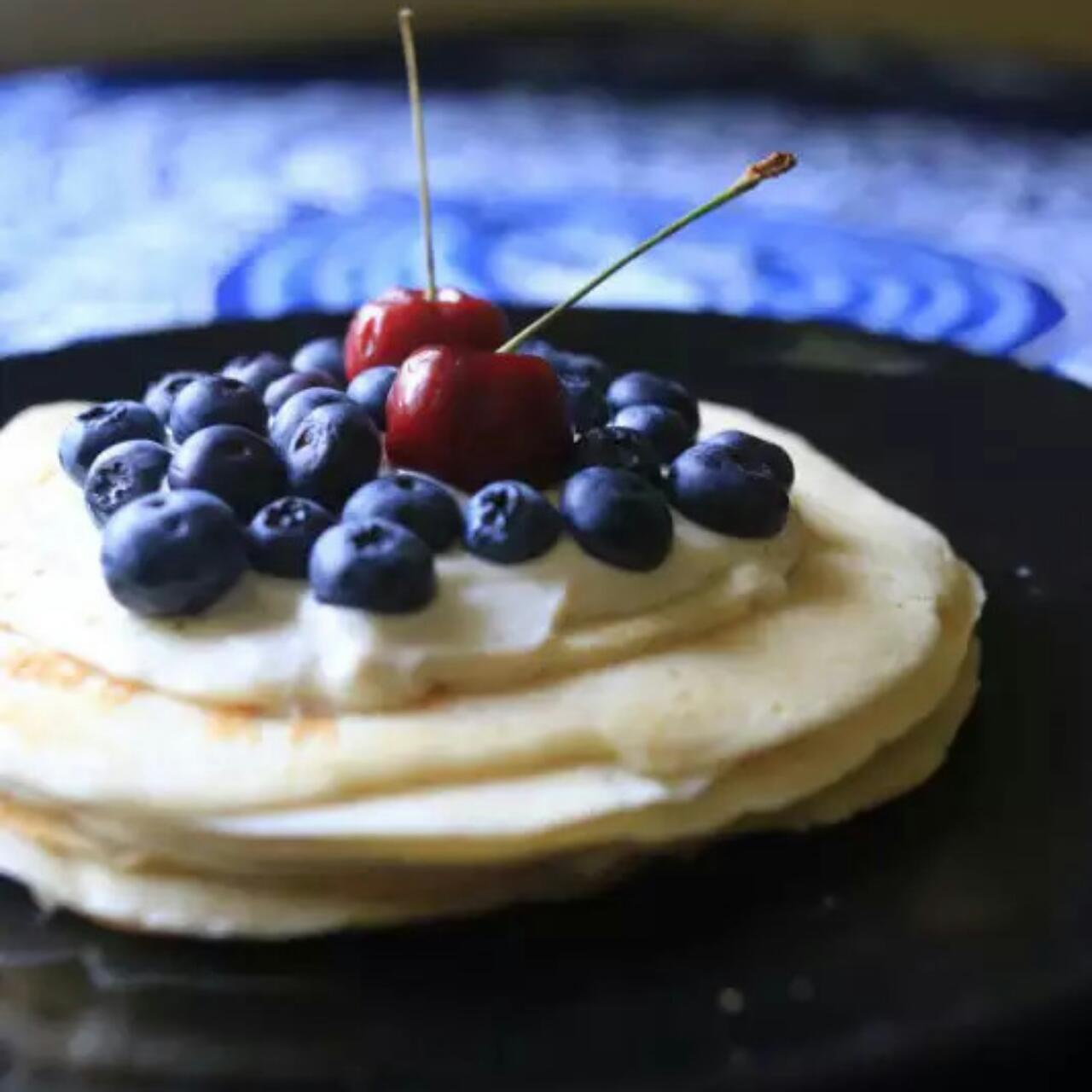 Pancake草莓奶油蛋糕