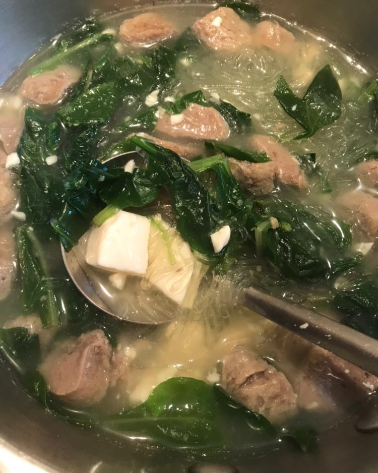 菠菜豆腐汤