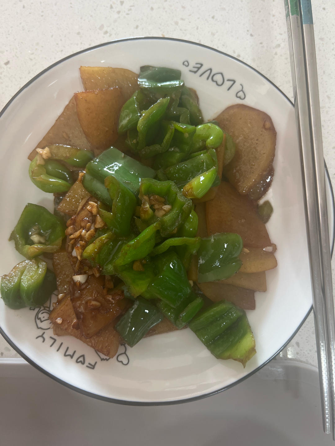 大辣椒炒土豆片
