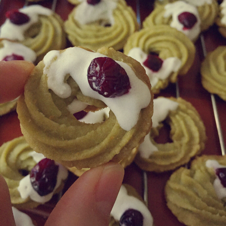 【圣诞】花环小曲奇 Christmas Wreath