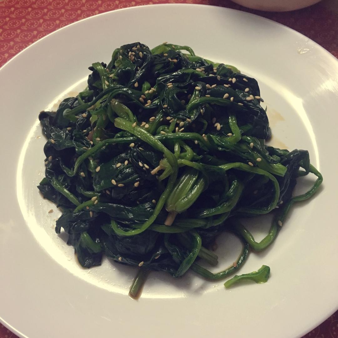 凉拌菠菜