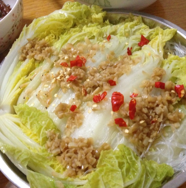 蒜蓉粉丝蒸娃娃菜
