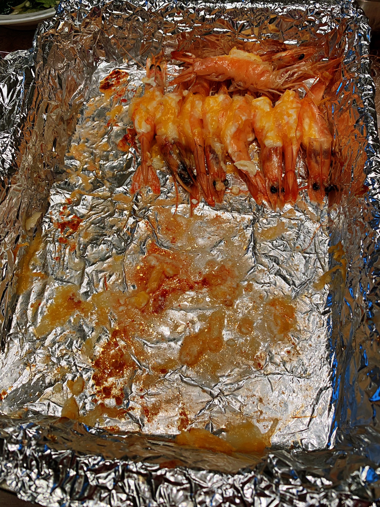 烤箱 版简易 超滑嫩芝士烤虾的做法 步骤4