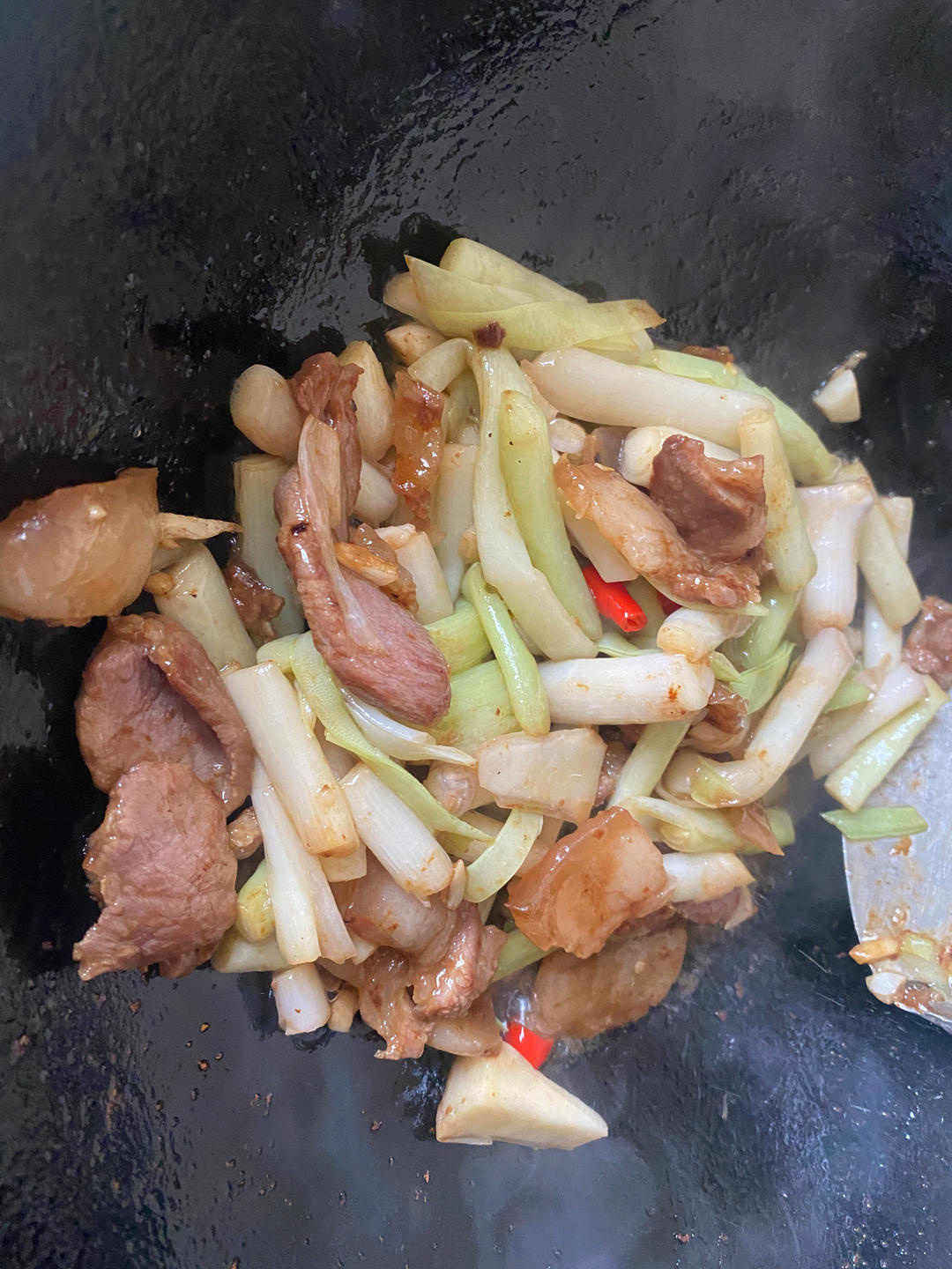 简单快手—家常烧蒲菜