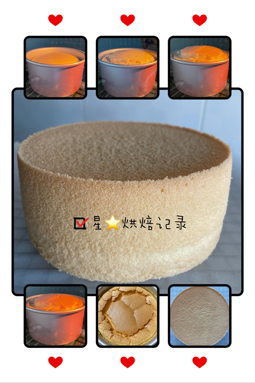 （制作时长5分钟左右）简单粗暴的做一只戚风｜视频及gif