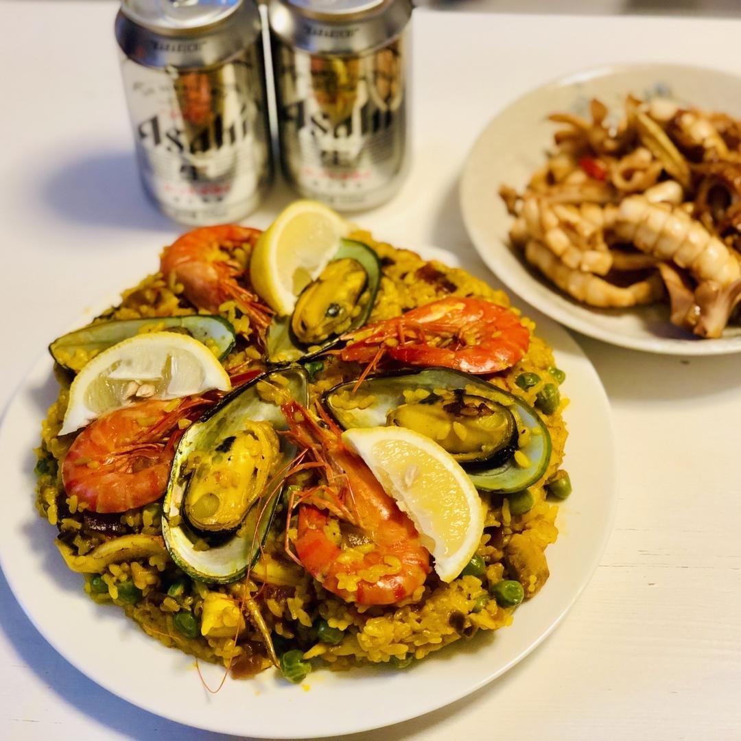 【曼食慢语】Seafood Paella 西班牙海鲜饭