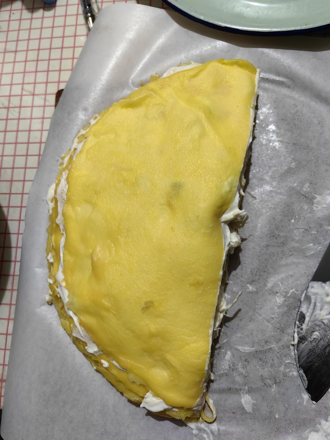 榴莲千层（超软糯蛋皮配方٩( ᐛ )و