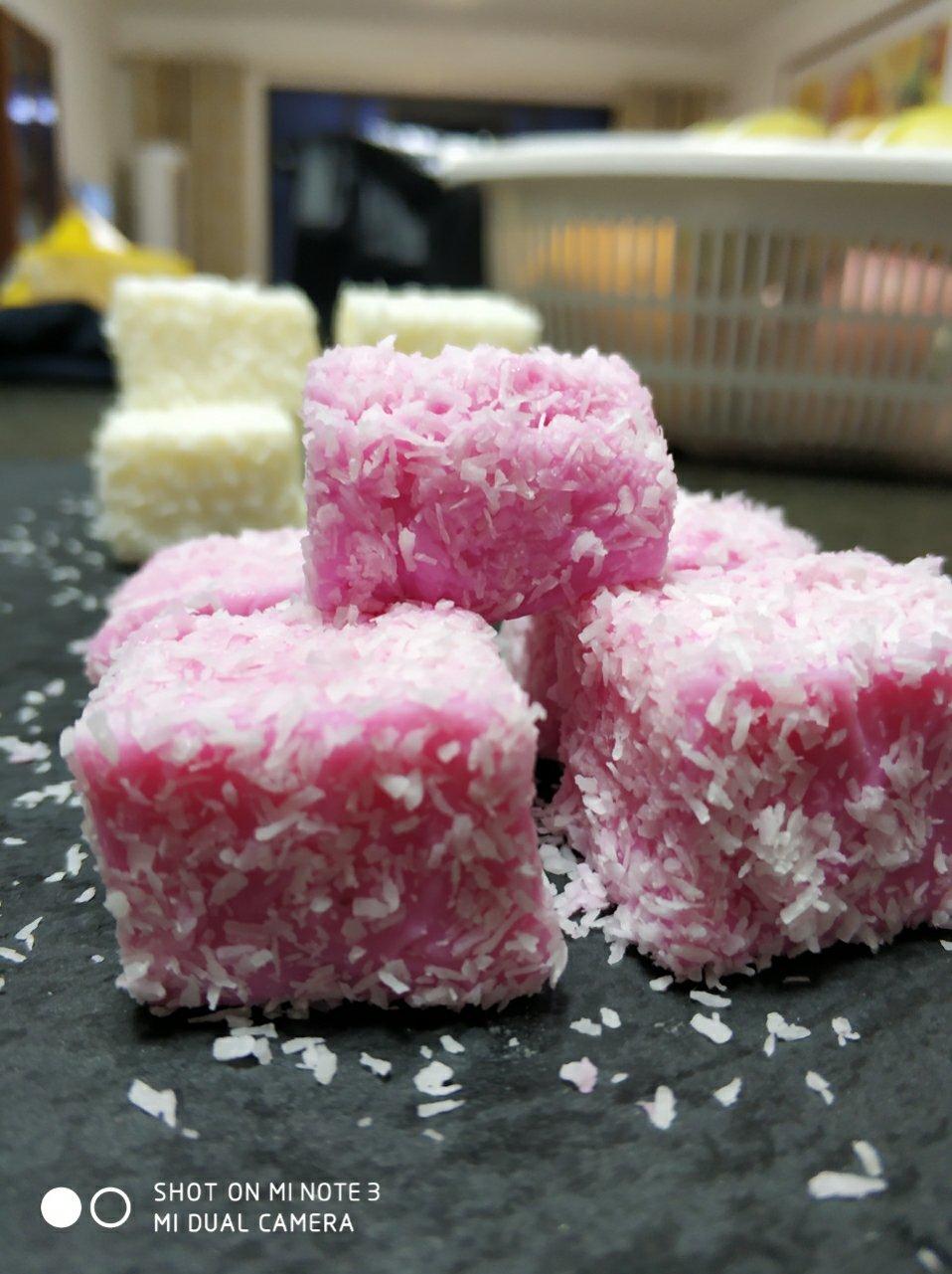 少女心爆棚的火龙果牛奶小方