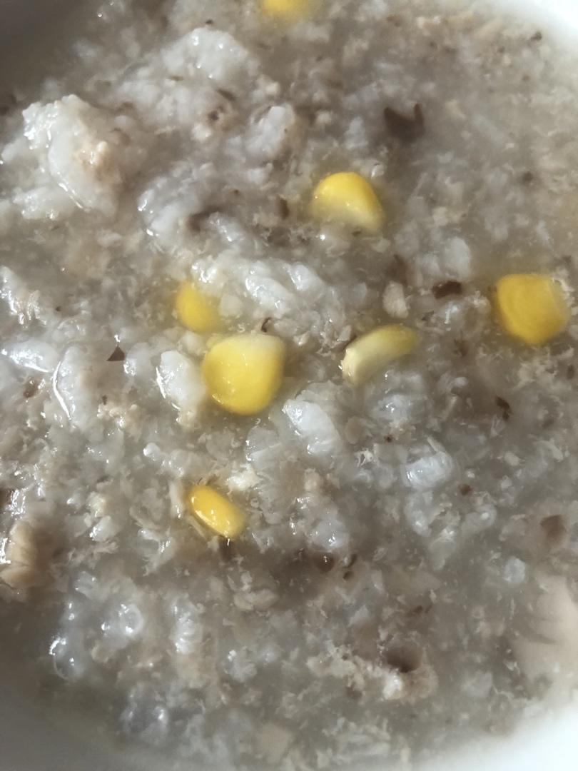 香菇鸡肉粥