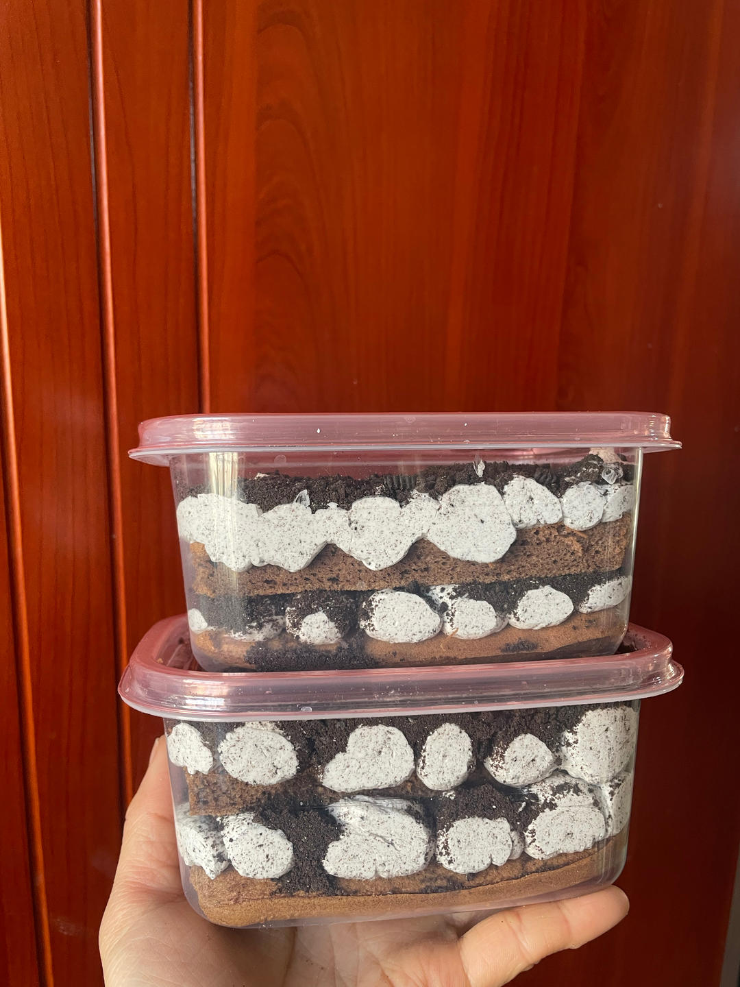 超简单✅好吃到爆‼️奥利奥咸奶油盒子蛋糕