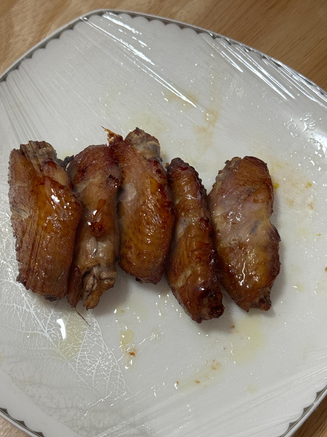 无油烤鸡翅
空气炸锅