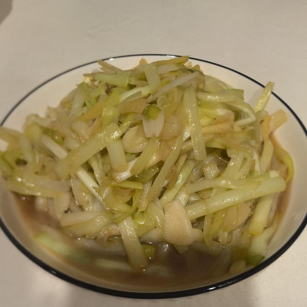 素炒韭黄
