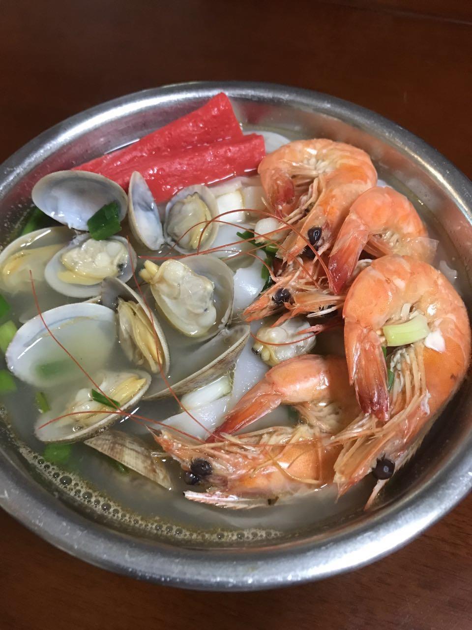 海鲜汤面