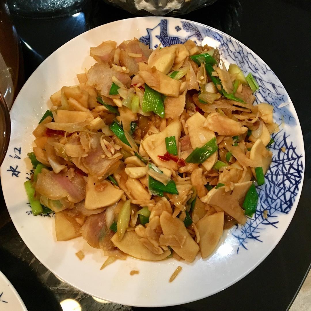 冬笋炒腊肉