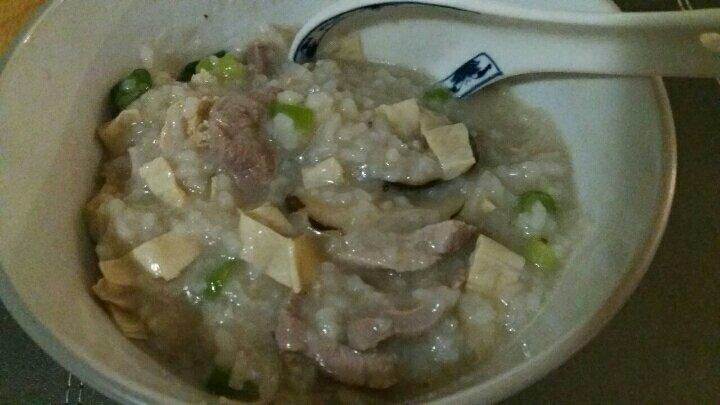 香菇鸭肉粥