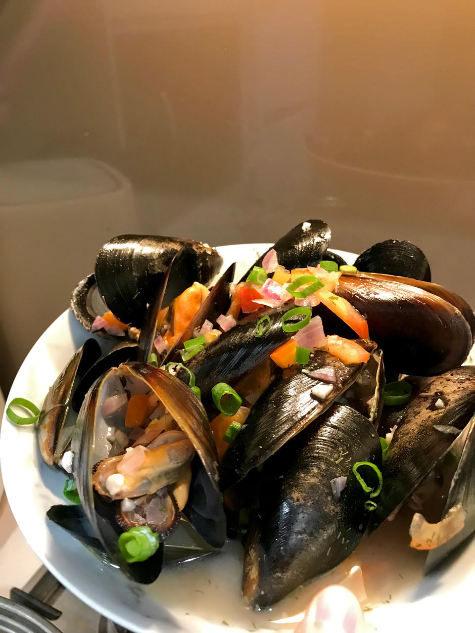 蒜香白酒煮淡菜