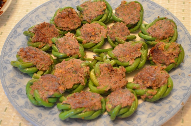 肉酿豆角