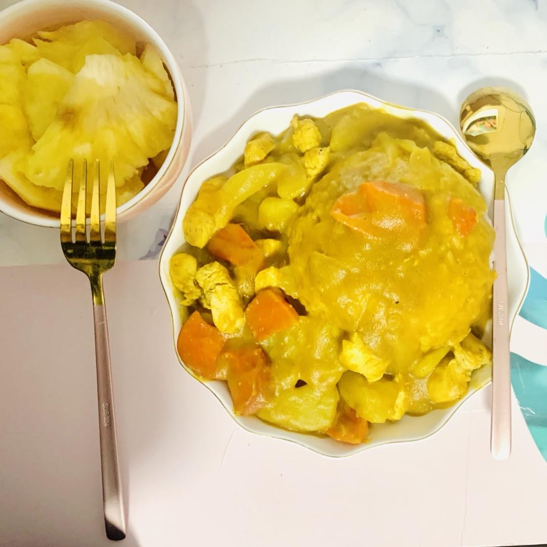 咖喱鸡肉饭