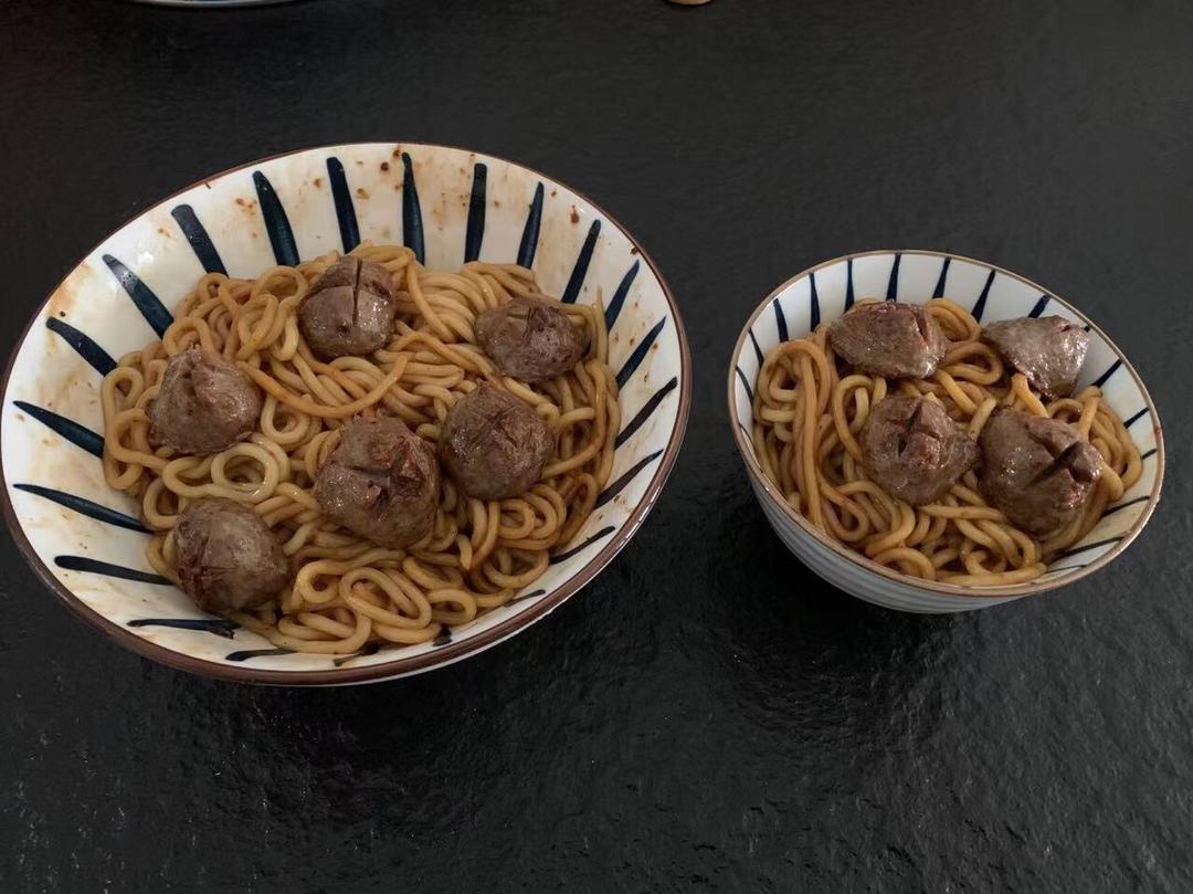 牛肉丸车仔面的做法