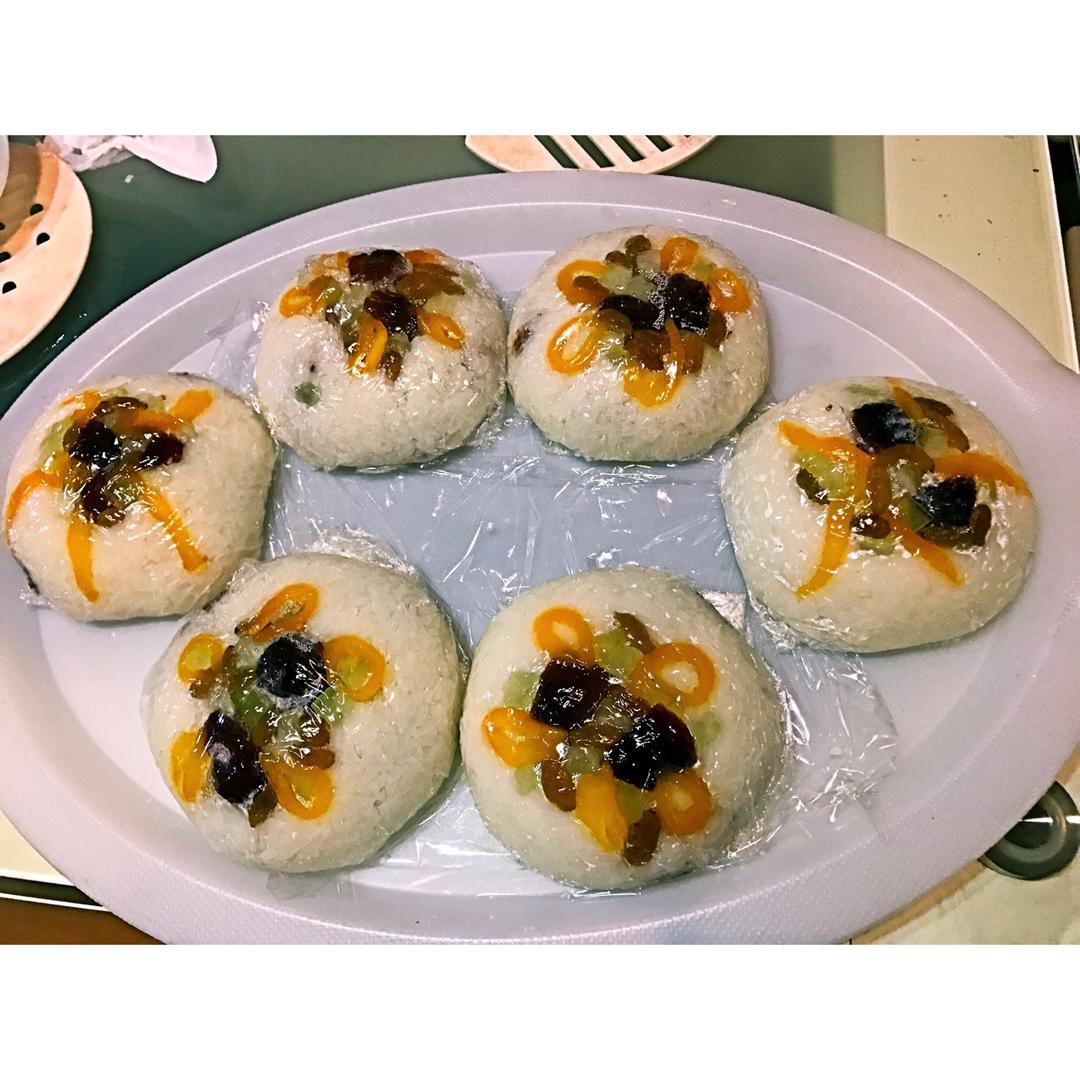 【猪油夹沙八宝饭】古法蒸糯米