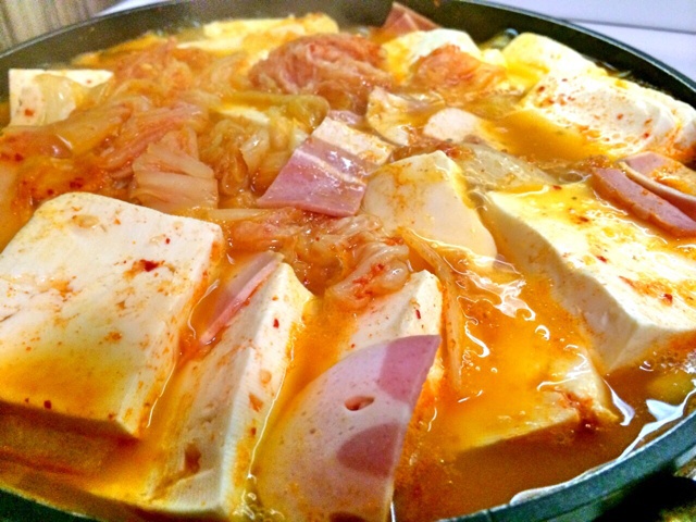 泡菜豆腐锅